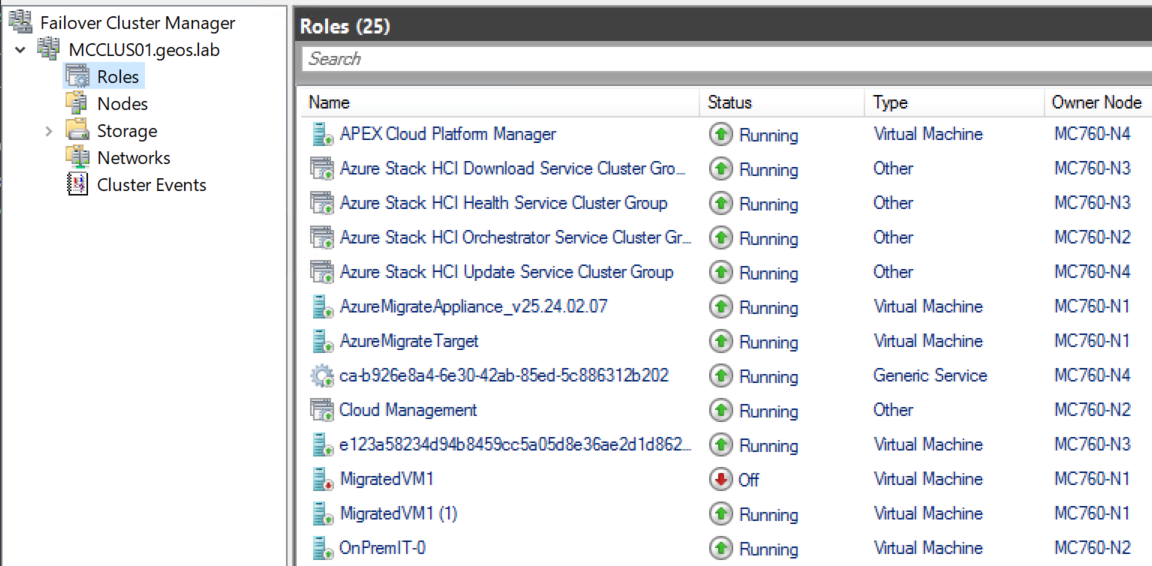 Failover Cluster Manager