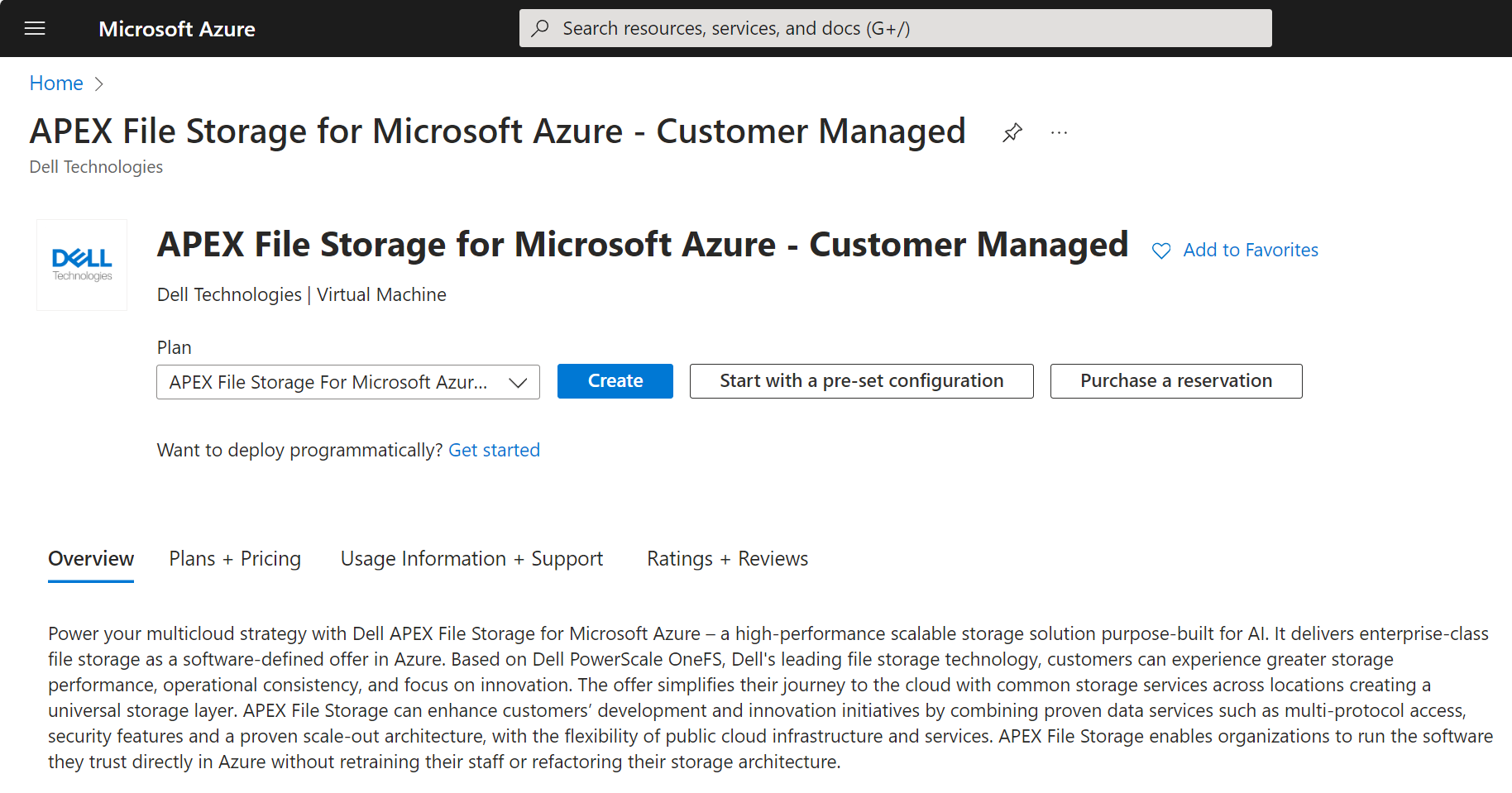 APEX File Storage for Microsoft Azure